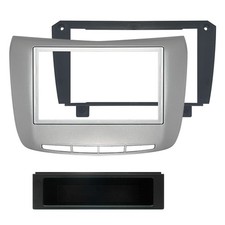 Mascherina Montaggio Autoradio 2din per Lancia Delta Dal 2008 Colore Grigio - Miniatura 1