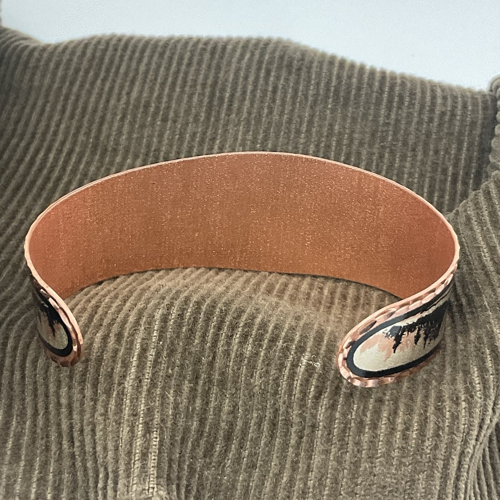 Copper Reflections Handmade Copper Loon Cuff Brac… - image 7