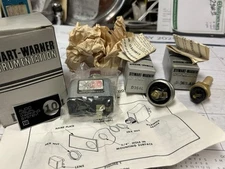 Rare Stewart Warner Buzz Lite System Inc Sending Units Marine Auto Hot Rod Hydro