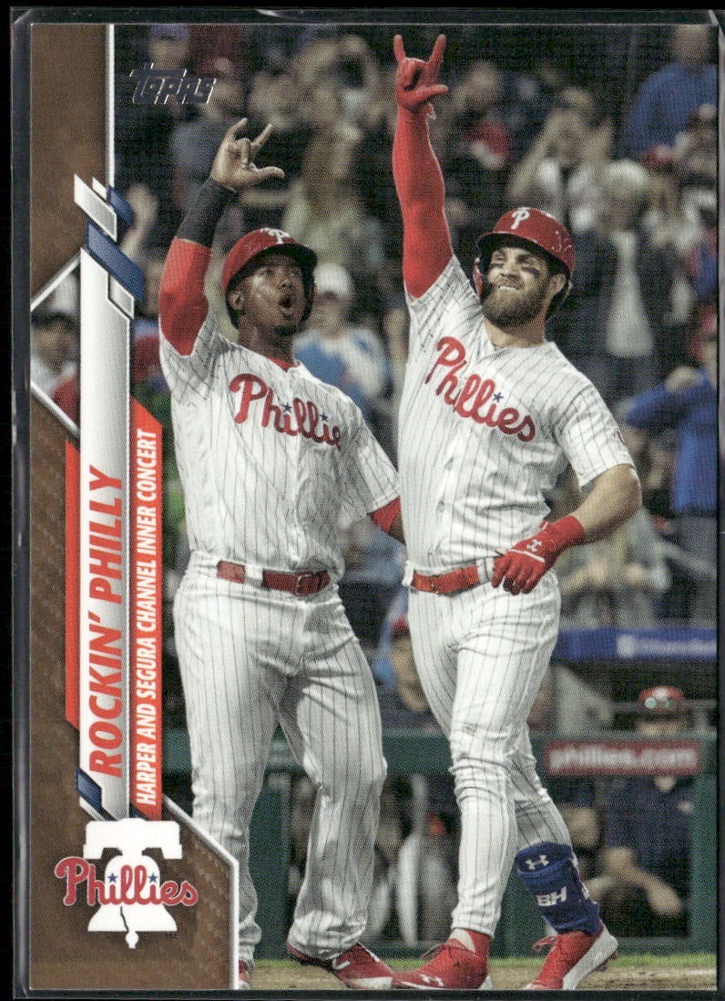 2020 Topps Update Series - Veteran Combos Bryce Harper, Jean Segura #U-74 Gold /2020