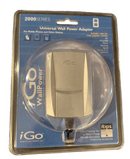 NEW iGo Universal Wall Power 2000 Adapter SILVER Sealed PS0205-14-A
