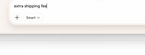 extra shipping fee