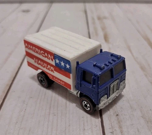 Vintage Hot Wheels Redline 1973 American Hauler Coast To Coast Box Truck HK