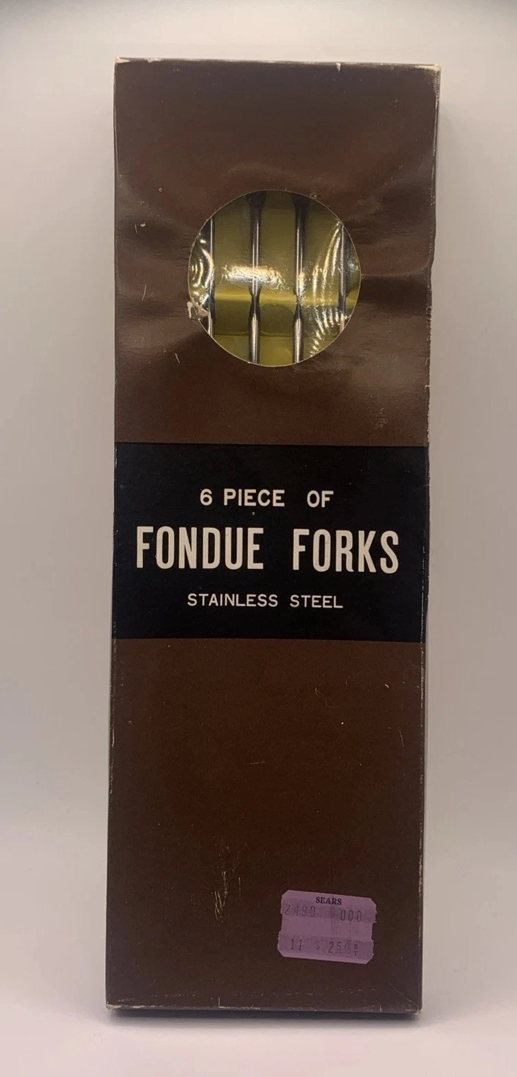 Sears 6 Piece Set Multicolor Fondue Forks NY Original Box Japan Stainless Steel
Opens in a new windo