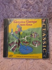 Sealed Curious George Comes Homr Game CD-ROM For Windows.  Ages 3-6.