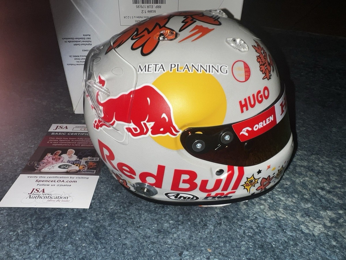Yuki Tsunoda Signed Official Japan 2024 GP Mini Helmet 1:2 Red