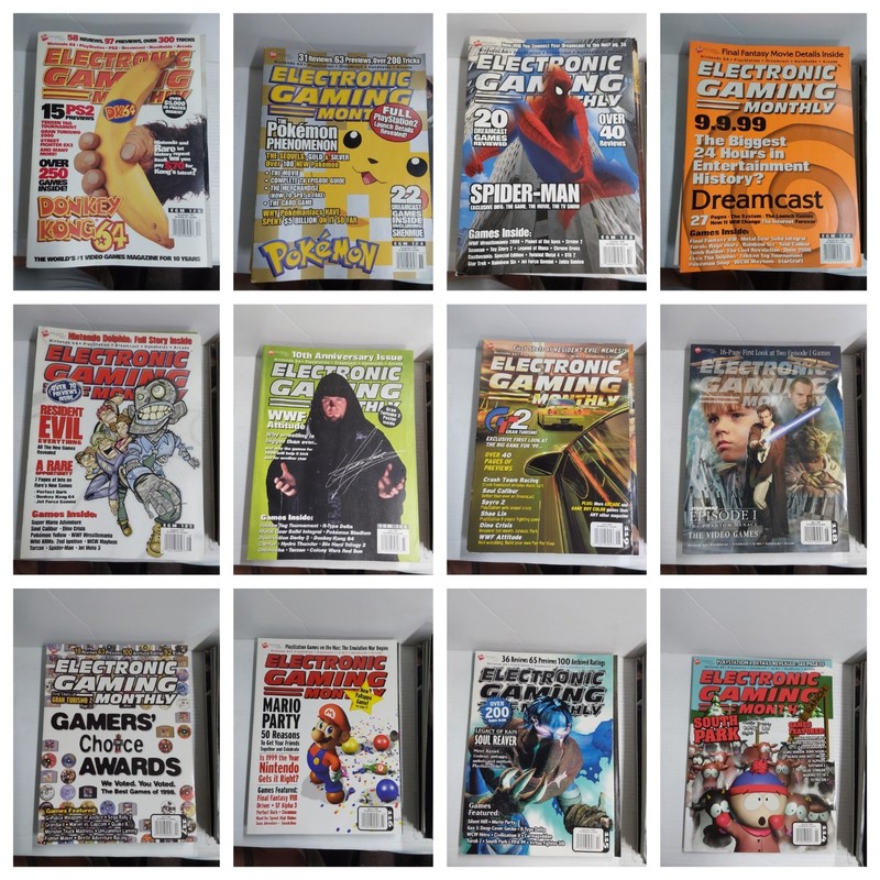 1999 Full Year Collection Of Electronic Gaming Monthly 