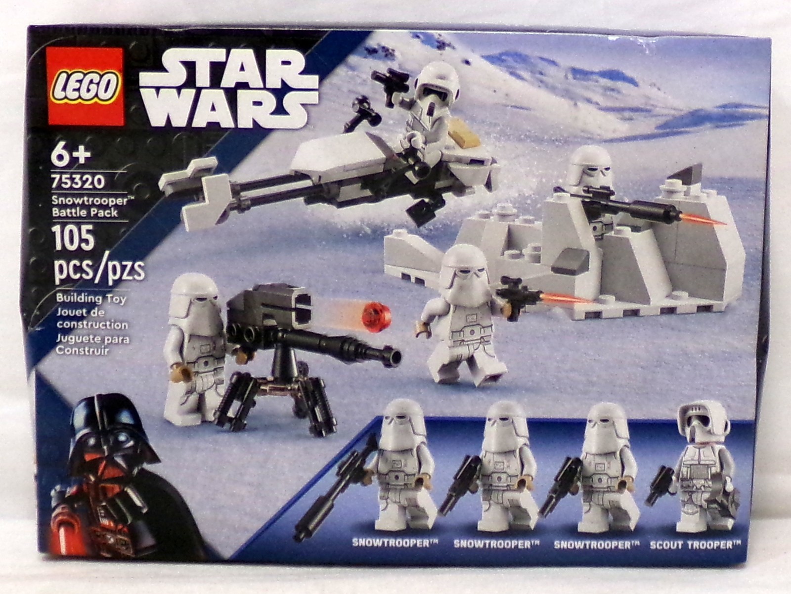 2022 LEGO Star Wars 75320 Snowtrooper Battle Pack 105 Piece Set New Sealed