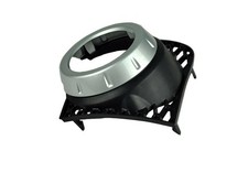 GITTER GRILL STOßSTANGE VORNE LINKS FÜR RANGE ROVER 2010-2012 SCHWARZ-SILBER