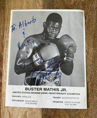 Buster Masthis Jr Auto 8 x 10 Photo 100% Authentic