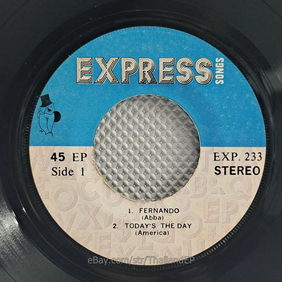 ABBA /AMERICA /FOGHAT /BROTHERWOOD OF MAN THAILAND EP 45 THAI - Image 4 of 4