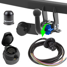 Anhängerkupplung abn. +E-Satz 13p für Suzuki Grand Vitara 2 II JT 10-15 5-Tür