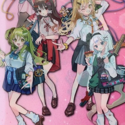 Touhou Project A4 Clear File & B6 Notebook Set Heisei Gyaru Japan