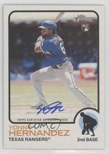 2022 Topps Heritage Real One Auto Yonny Hernandez #ROA-YH Auto 09br