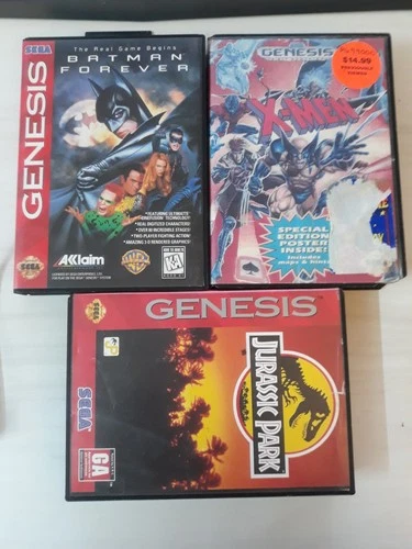 Sega Games lot -  lot of vintage Sega Genesis game cartridges and cases