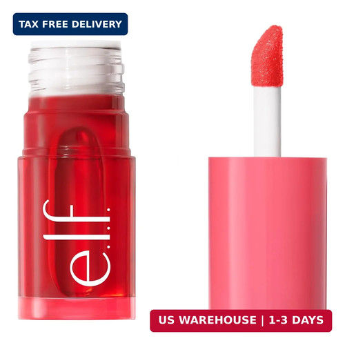 e.l.f. Sheer For It Blush Tint, Pink Positive | Multi-Use, Long-Lasting Lip & Ch