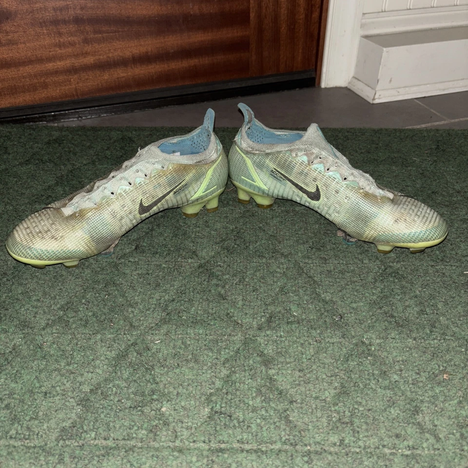 Size 6.5 - Nike Mercurial Vapor 14 Pro FG Dynamic Turquoise Lime Glow - Image 2 of 4