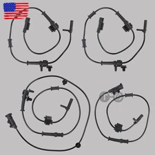 Set 4 ABS Wheel Speed Sensor Front Rear Right & Left for DODGE CHARGER 2011-2014