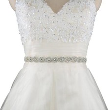 Strass Brautkleid Gürtel Braut Schärpe Kostüm