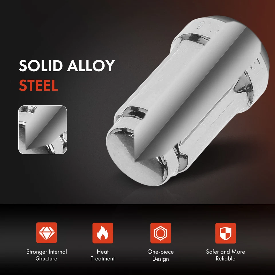 21 peças M12-1.5 porca de roda dianteira e traseira para Honda CR-V Civic Accord Hyundai - Imagem 4 de 4