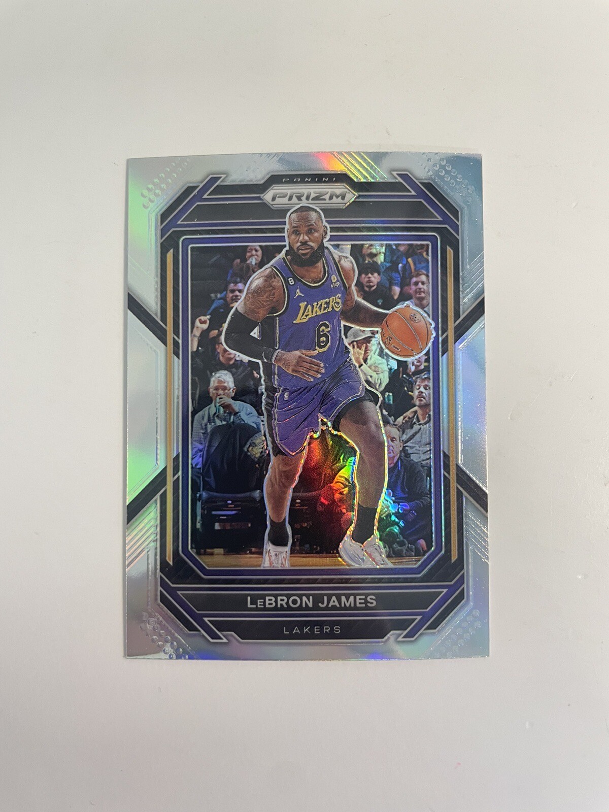 2022-23 Panini Prizm LEBRON JAMES Silver Prizm #134 - Los Angeles Lakers
