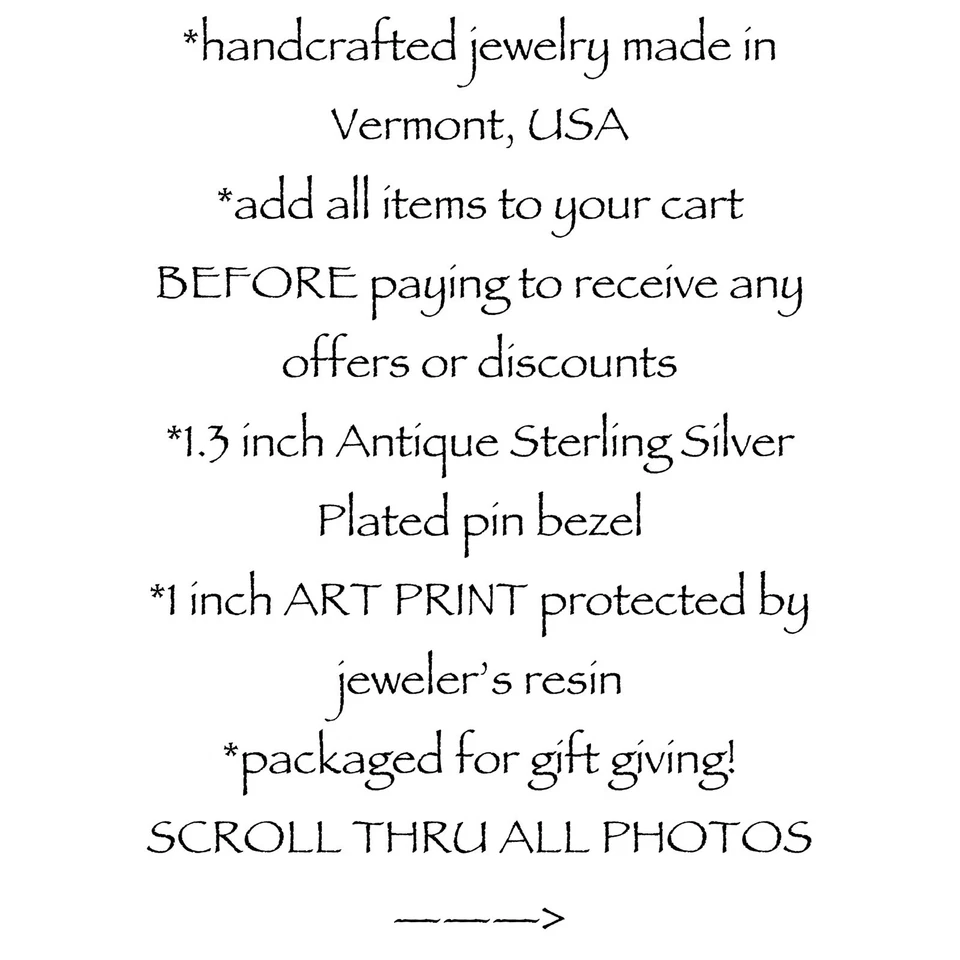 Broche prendedor victoriano árbol de Navidad ángeles solapa plata impresión artística antigua Foto 2 de 4