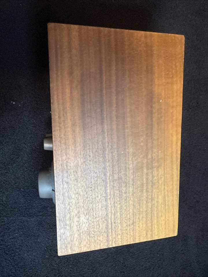 TIVOLI MODEL ONE AM/FM RADIO WALNUT /BEIGE Good Condition. Is Missing 3 Legs. - Image 3 of 4