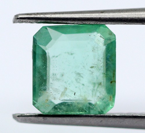 9 x 6 mm Octagon Cut Loose Natural Emerald Earth Mined Ethiopia Gemstone 0.98 Ct - Picture 6 of 9