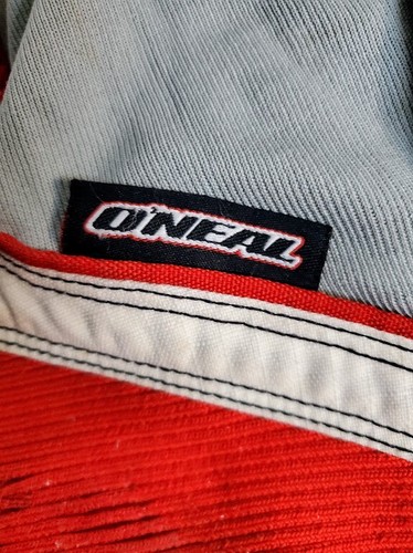 O'neal Hardwear Pants Size 38 BMX Red Black Motocross Dirt Bike Off Road Racing - Picture 14 of 18
