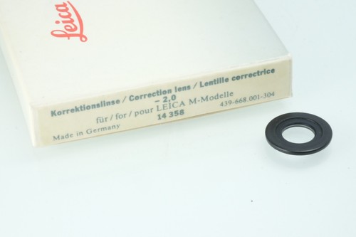 Leica M 14358 Correction Lens -2 in Very Good Condition With Box - Imagen 2 de 5