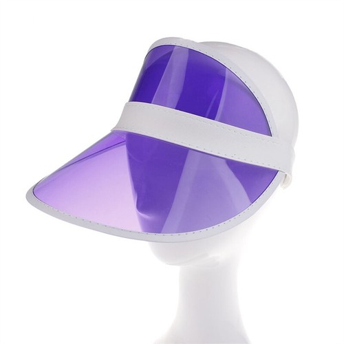 UV-Proof Visor Cap Outdoor Empty Top Hat Summer Unisex Transparent Plastic - Picture 14 of 24