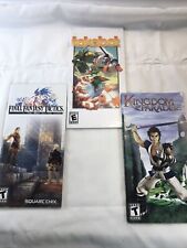PSP Game Manual Only Lot: Final Fantasy Tactics, Tokobot, Kingdom of Paradise