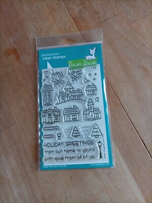 Lawn Fawn Winter Village Lawn Cuts Custom Craft Dies