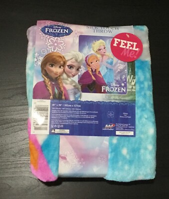 Disney Frozen Elsa Anna Silk Touch Throw