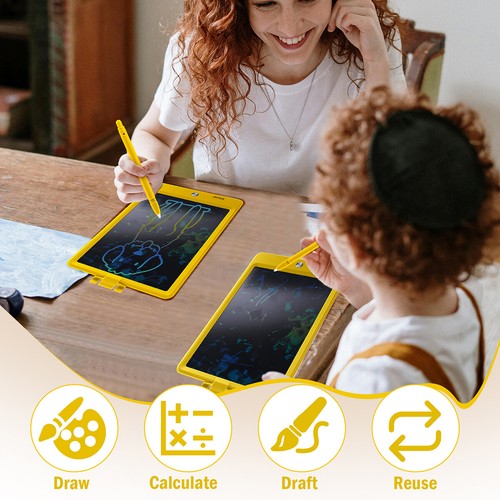8.5" 10" LCD Writing Pad Drawing Tablet Electronic Doodle Board Erasable +Stylus - Picture 54 of 95