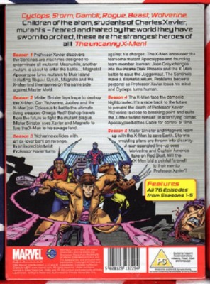 XMEN The Animated Series ULTIMATE COLL Complete Season 1-5 Art