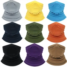 Cooling Breathable Thin Motorcycle Cycling Half Face Mask Neck Gaiter Tube Scarf