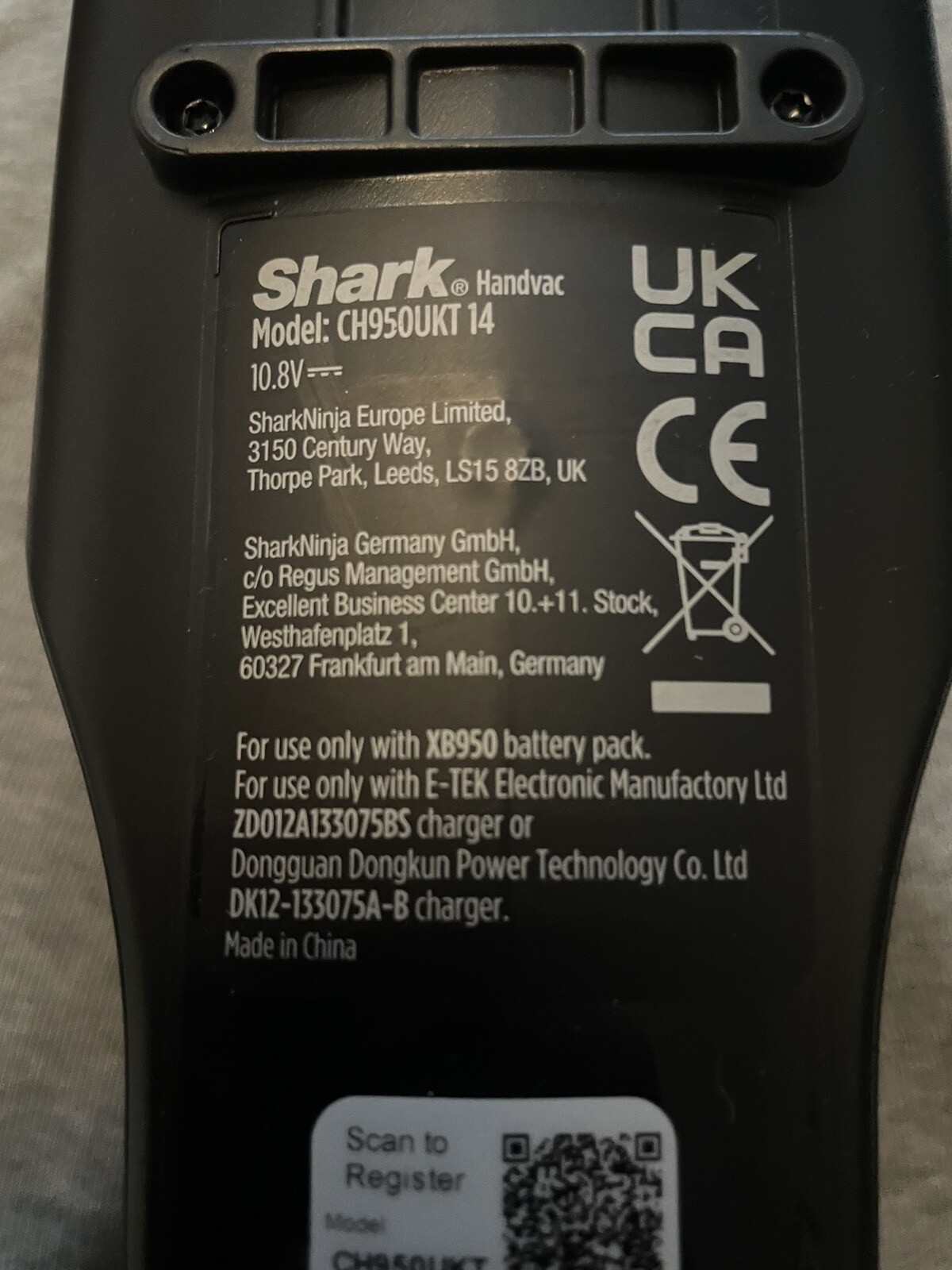 Shark Cordless Handheld Vacuum Cleaner, Pet Single Battery Portable (No Charger) 622356242196 eBay