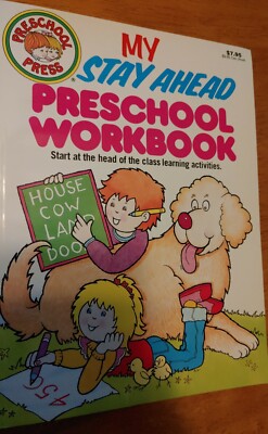 My Stay Ahead Preschool Workbook, 1988, Keep learning during the summer!