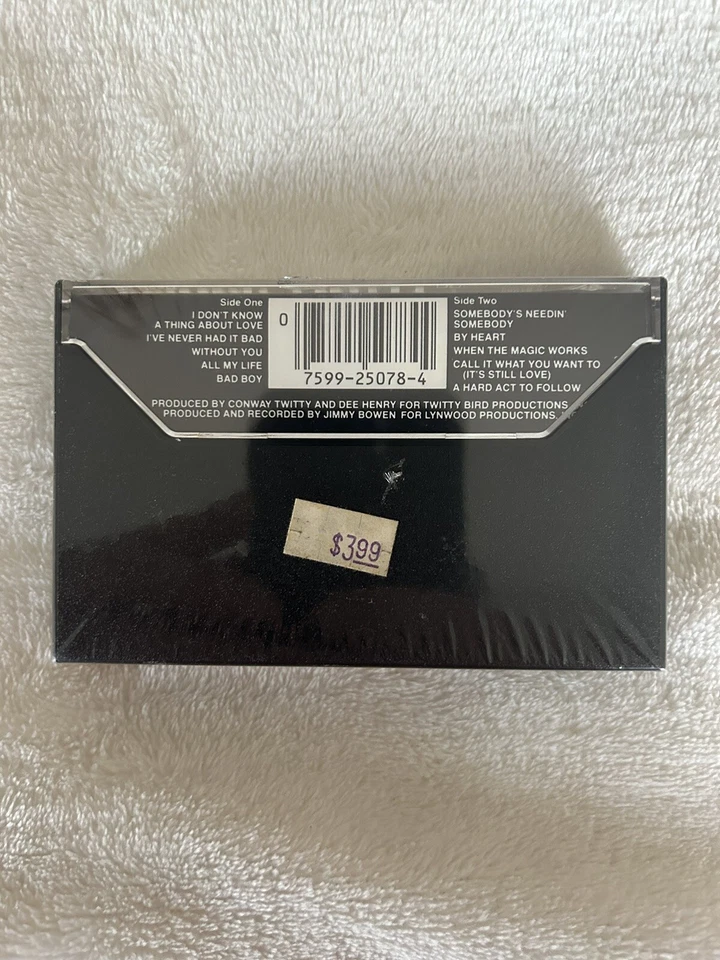 1984 Conway Twitty By Heart Cassette Tape Sealed Brand NEW RARE - Image 2 of 4