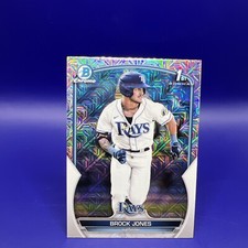 2023 Bowman Chrome - 1st Bowman - Mega Mojo Refractor - Brock Jones BCP-115