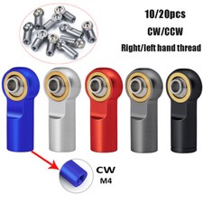 Alum M4 Link Rod End Ball Joint Ball Head CW/CCW for 1:8 1:10 RC Crawler Car