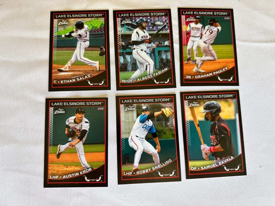 🔥 2023 ETHAN SALAS 1st Pro Card 1/500 🔥Sealed Team Set Lake Elsinore Storm ⭐ C - Image 3 of 4