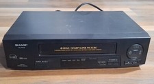 SHARP VC-A410U VHS VCR Player - 4 Head 19 Micron Heads No Remote-Tested Works
