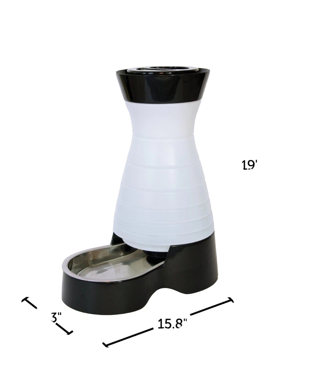 PetSafe Dog and Cat Food Station with Stainless Steel Bowl, 320ounces