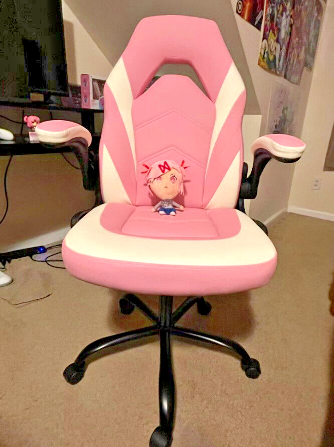 Ergonomic Adjustable PU Leather Gaming Office Desk Chair for Comfort-image