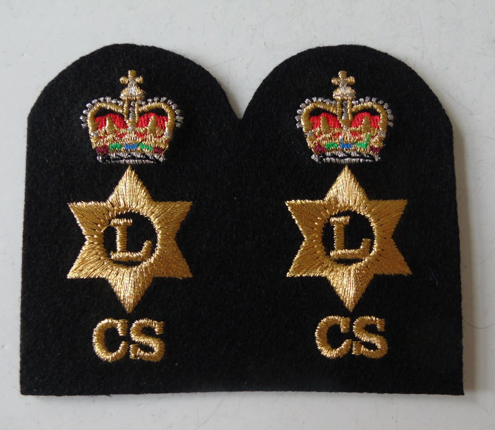 Royal Navy CPO Logistics Catering Services Uniform Branch Badge