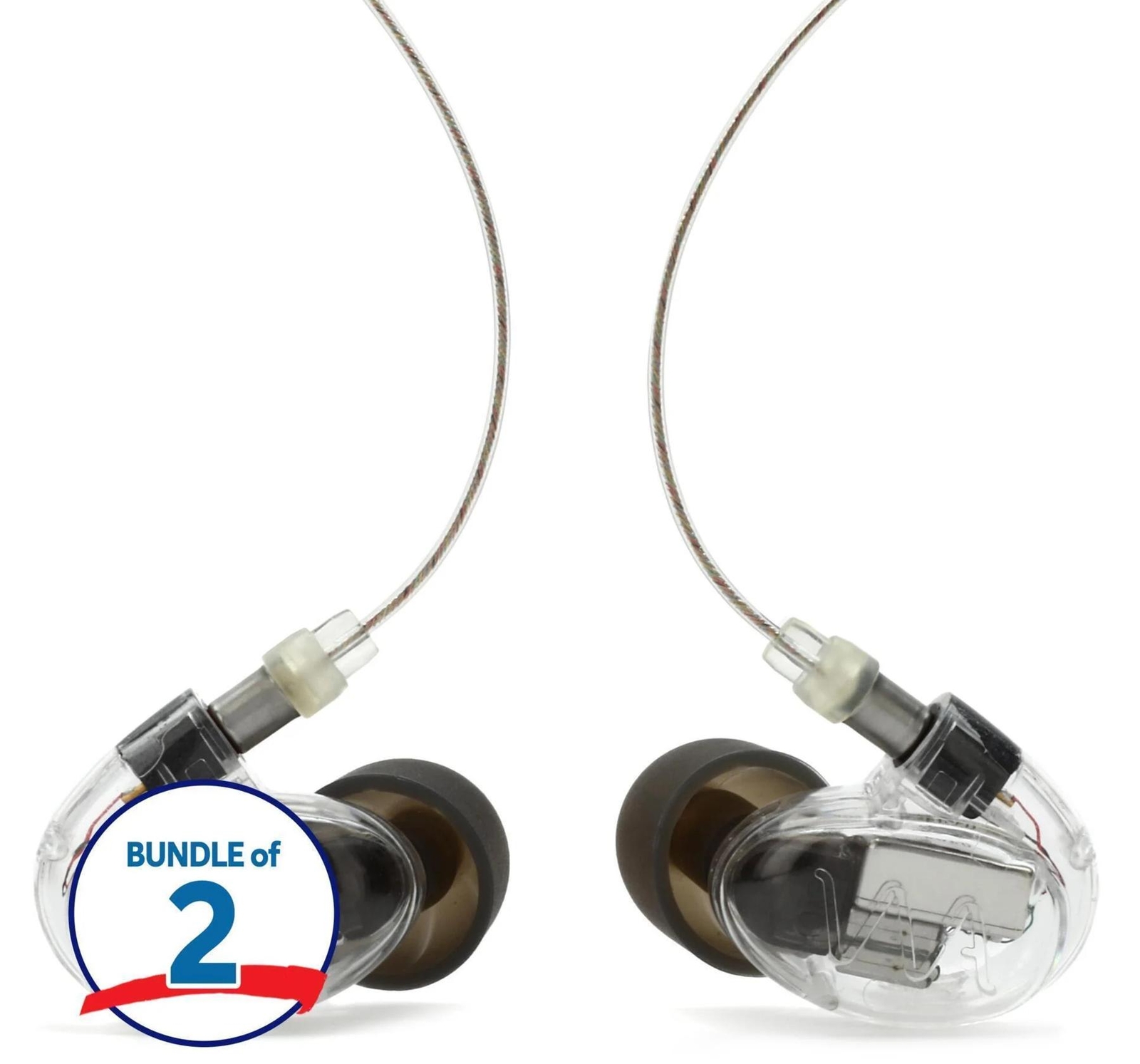 Наушники Westone Audio Pro X50 из 2-х комплектов - Прозрачные