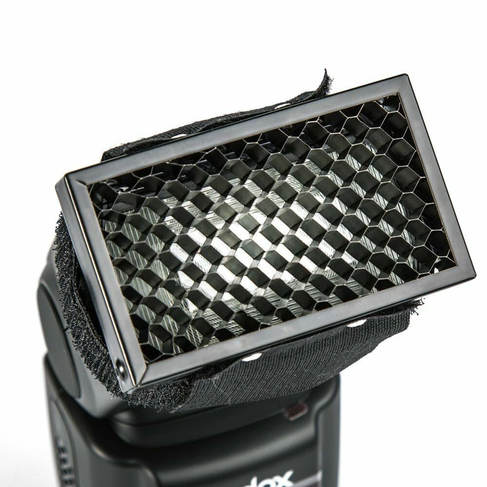 HB-01 Flash Honeycomb Grid Spot Filter For Canon Nikon Yongnuo Flash Speedlite - Image 3 of 4