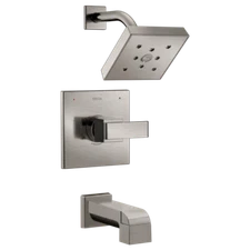 Delta Ara H2Okinetics Tub Shower Trim 14 Series Stainless-Certified Refurbished